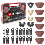 Einhell Coffret accessoires XXL Multi-Tools - 70 pièces - lames, racloir, ponçage - outils multifonctions