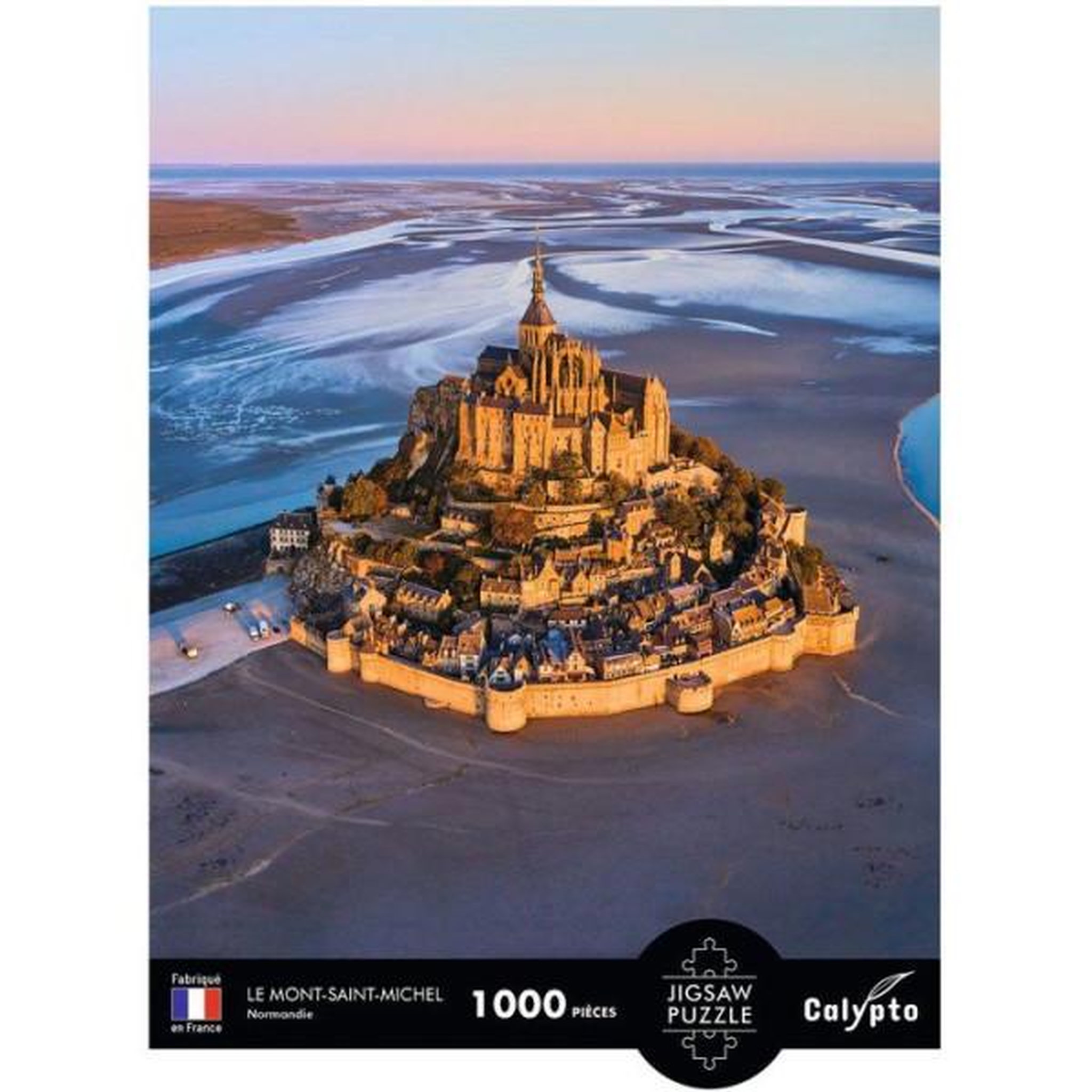 Voir la diapositive 3 : Sentosphere Puzzle - sentosphere - calypto - 1000 pieces - le mont-saint-michel - normandie - toucher soyeux - des 9 ans
