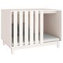 Voir la diapositive 4 : VIDAXL Niche pour chien Blanc 100x70x72 cm Bois de pin massif