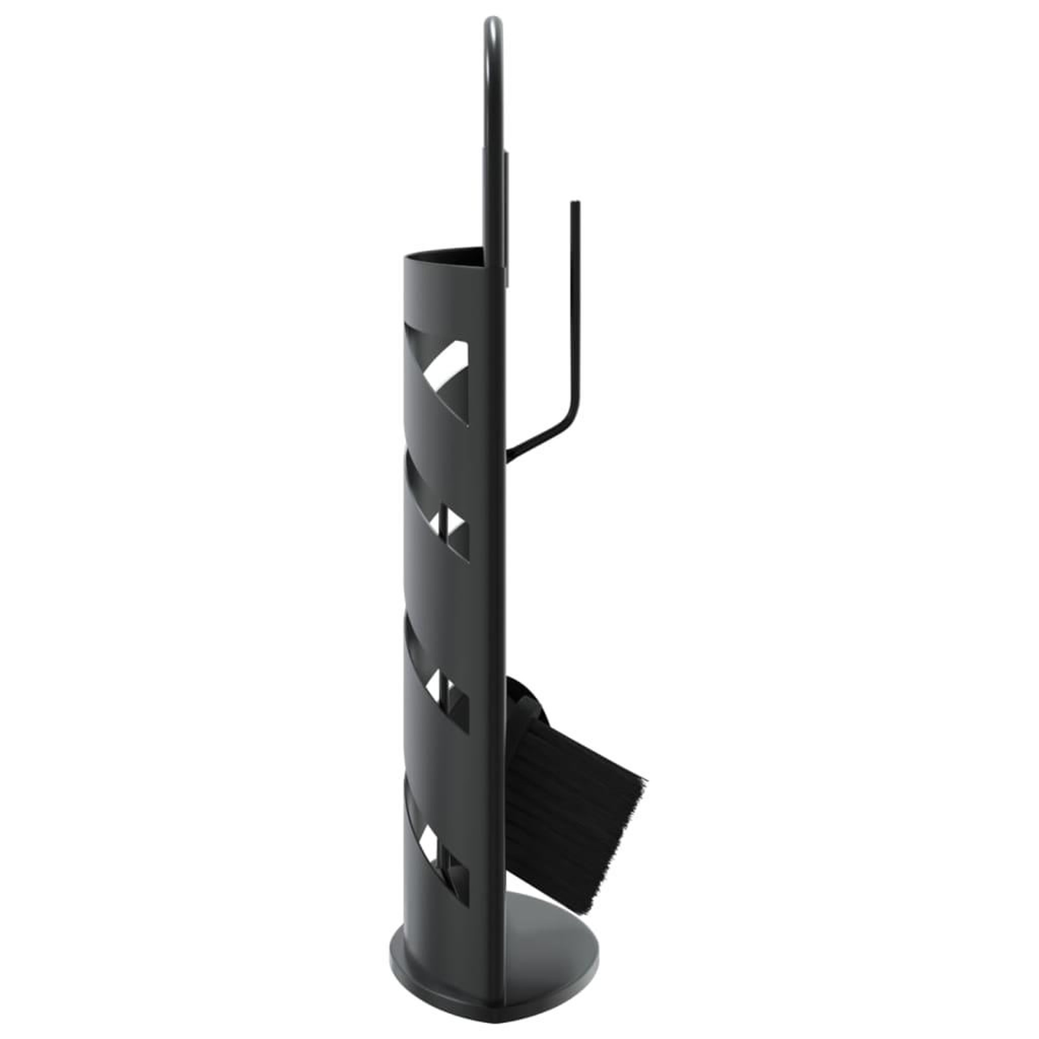 Voir la diapositive 5 : VIDAXL Set d'outils de cheminee 5 pcs 23x15x66 cm acier