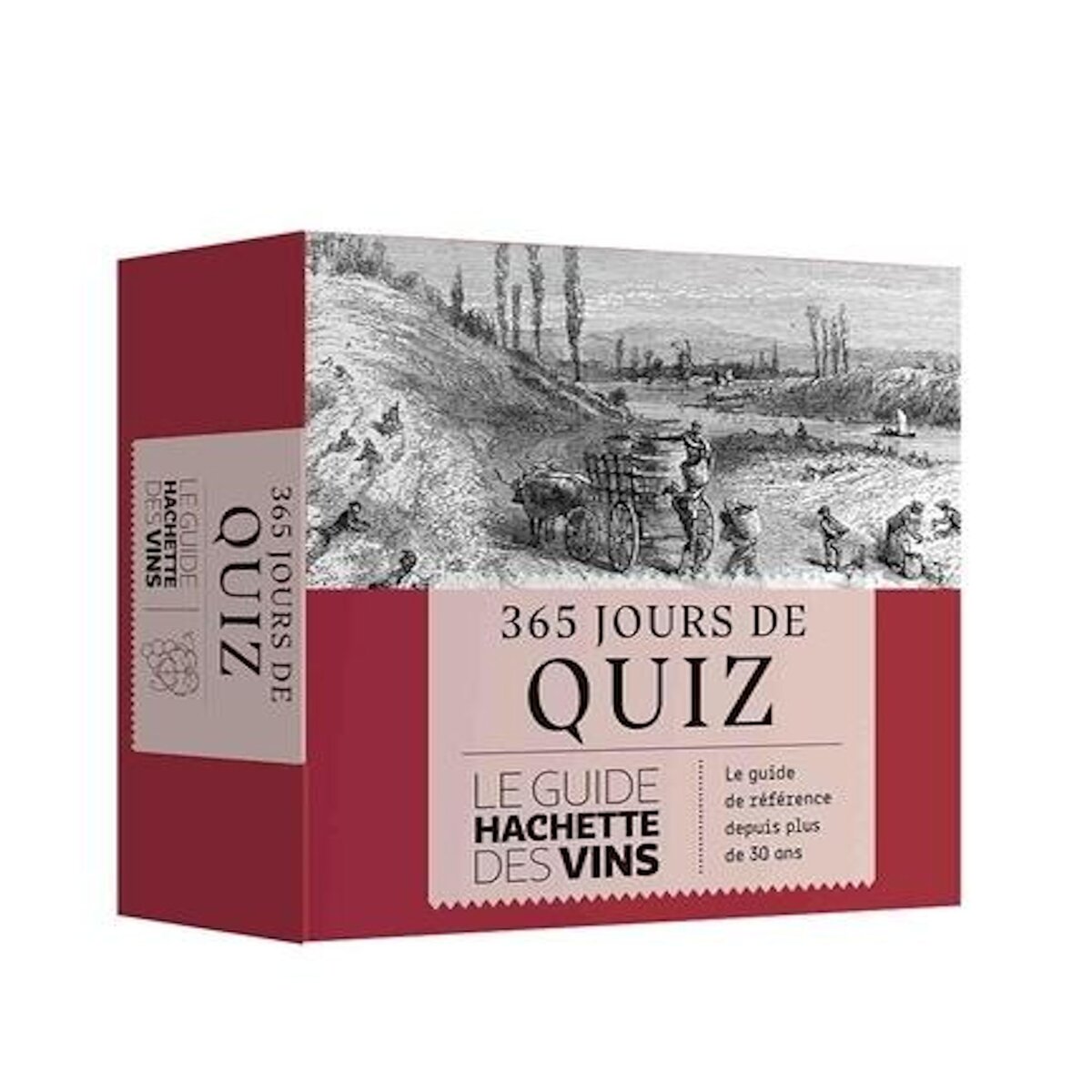 365 JOURS DE QUIZ. LE GUIDE HACHETTE DES VINS, Papier cadeau
