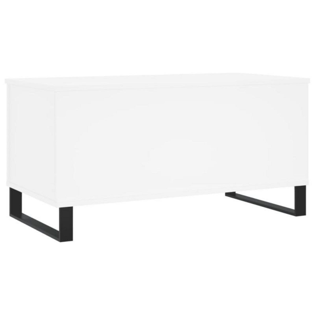 VIDAXL Table basse Blanc 90x44,5x45 cm Bois d ingénierie