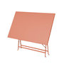Voir la diapositive 3 : SWEEEK Table de jardin bistrot pliable - Emilia rectangle - Table rectangle 110x70cm en acier thermolaqué