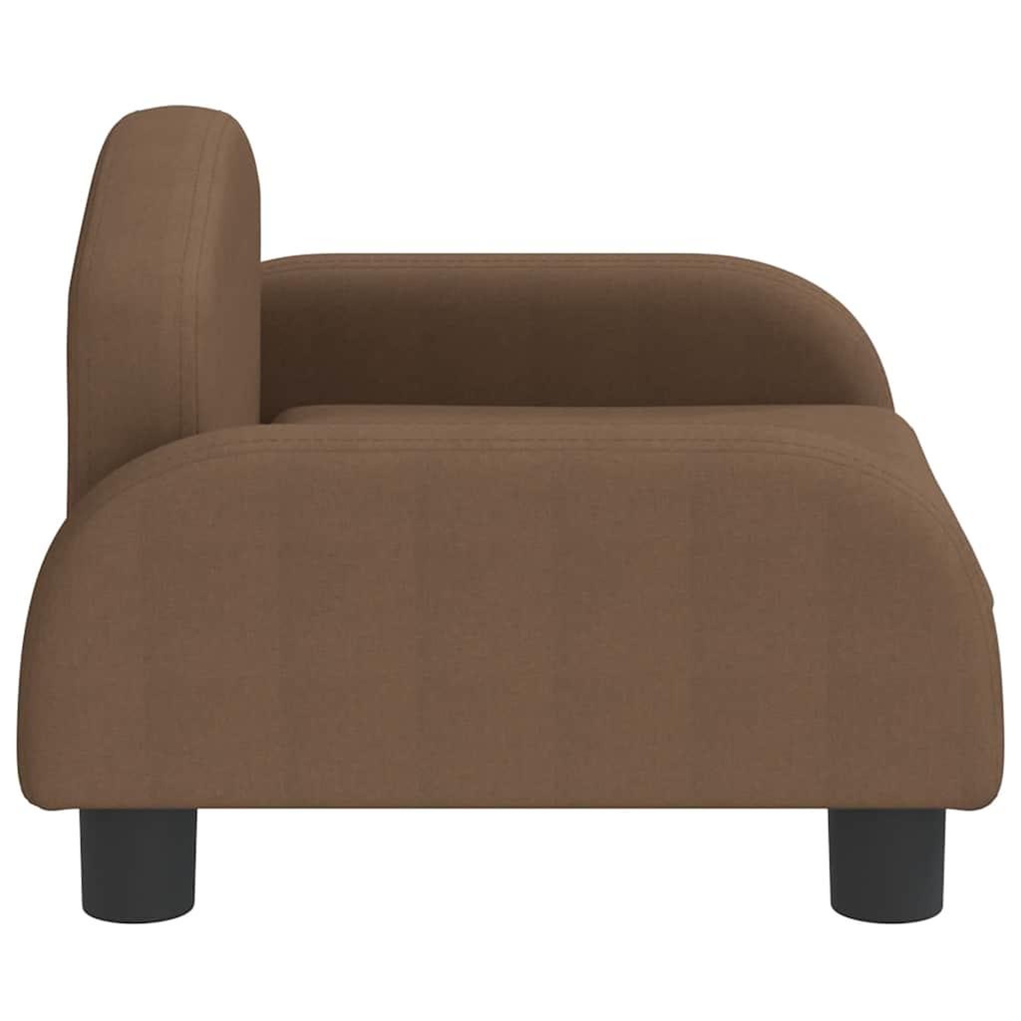 Voir la diapositive 4 : VIDAXL Lit pour chien marron 50x40x30 cm tissu