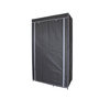 Voir la diapositive 1 : DIVERS Armoire avec housse en tissu - 100 x H. 170 cm - Noir