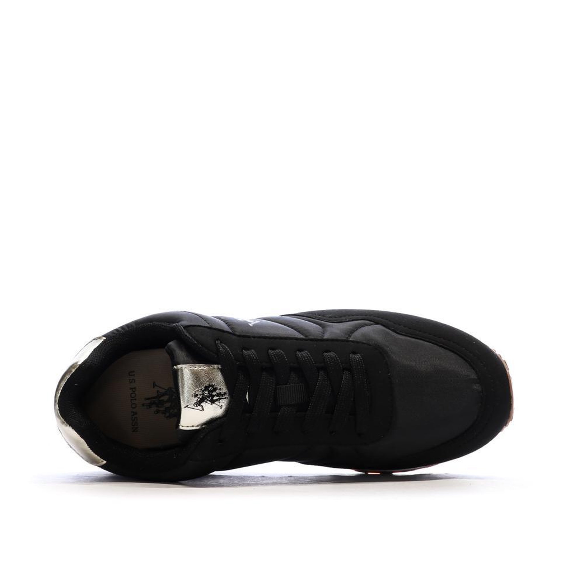 Voir la diapositive 4 : U.S. Polo Assn. Baskets Noires Femme US Polo ASSN FS1