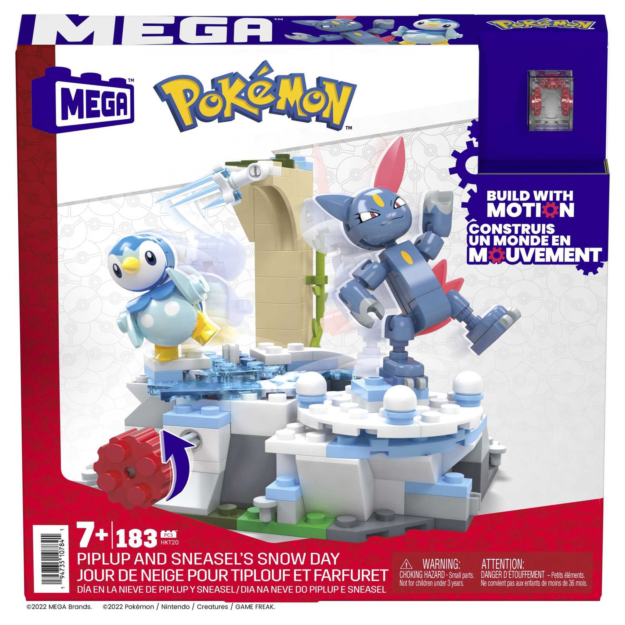 Voir la diapositive 1 : MEGA Figurines Pokémon Tiplou et Farfuret à construire MEGA