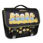 Voir la diapositive 2 : Bagtrotter Cartable 38cm noir Les Minions  2 compartiments - Bagtrotter