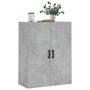 Voir la diapositive 4 : VIDAXL Armoire murale gris beton 69,5x34x90 cm