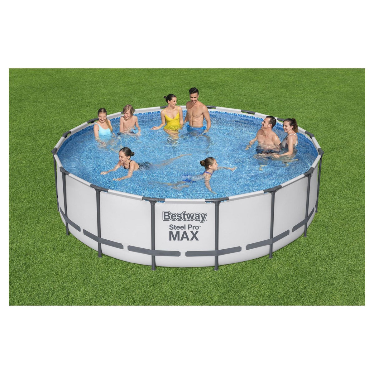BESTWAY Piscine tubulaire ronde 488x122cm Steel Pro Max&trade;