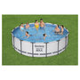 Voir la diapositive 2 : BESTWAY Piscine tubulaire ronde 488x122cm Steel Pro Max&trade;