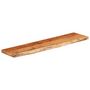Voir la diapositive 3 : VIDAXL Dessus de table 160x40x2,5 cm rectangulaire bois massif acacia