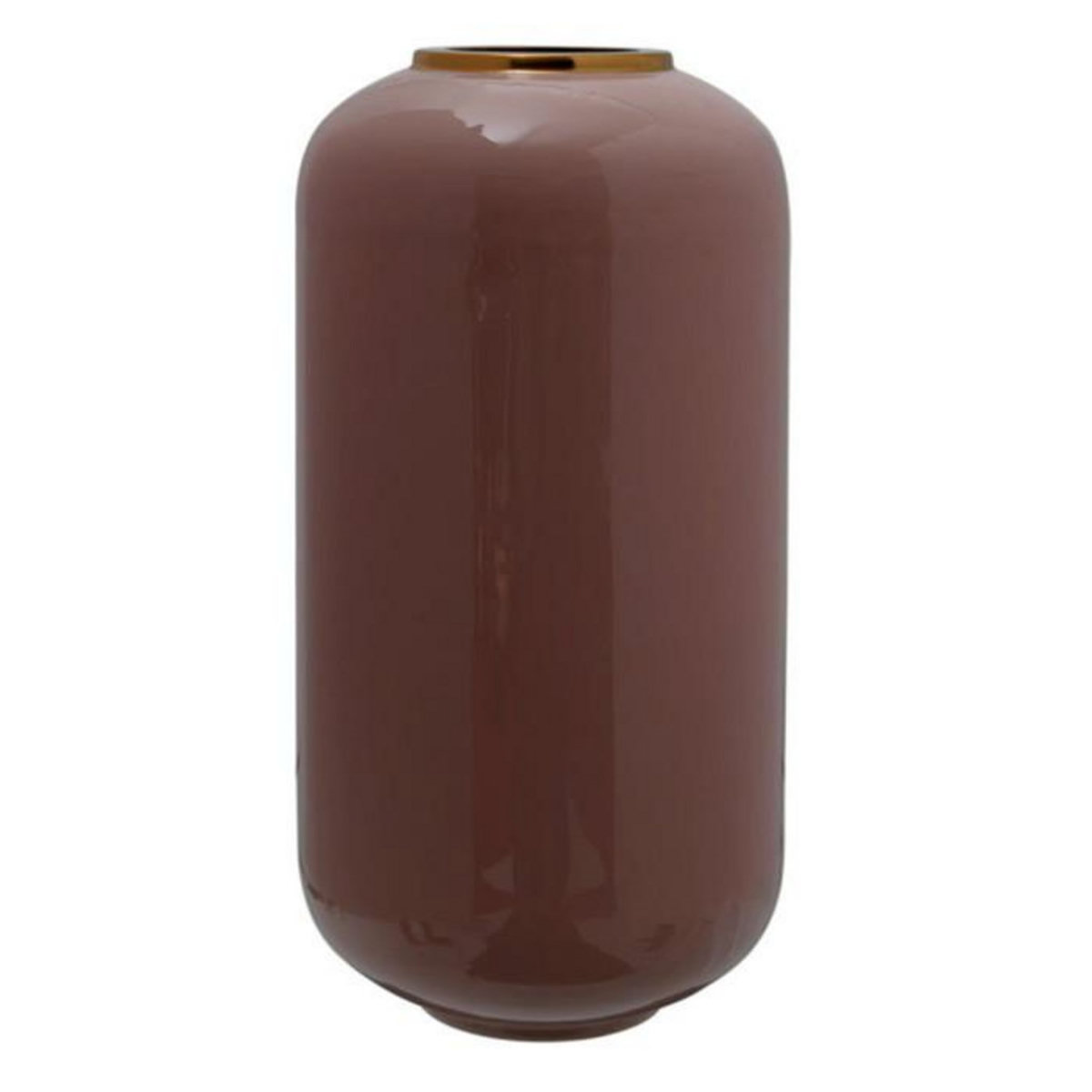 Paris Prix Vase Rond Design  Anita  45cm Vieux Rose & Or