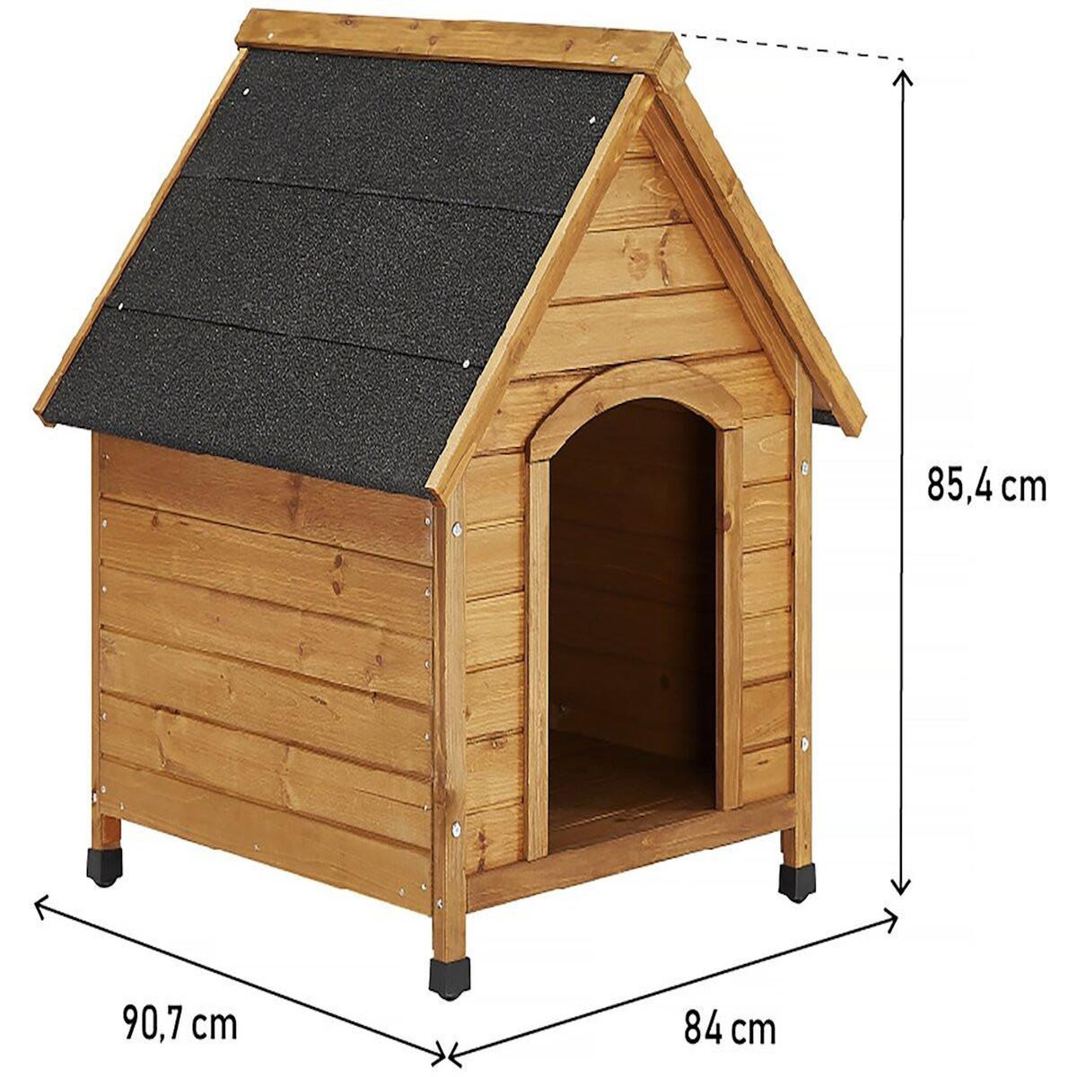 Habitat et Jardin Niche pour chien  Doggy  - 77 x 82 x 88 cm - Beige