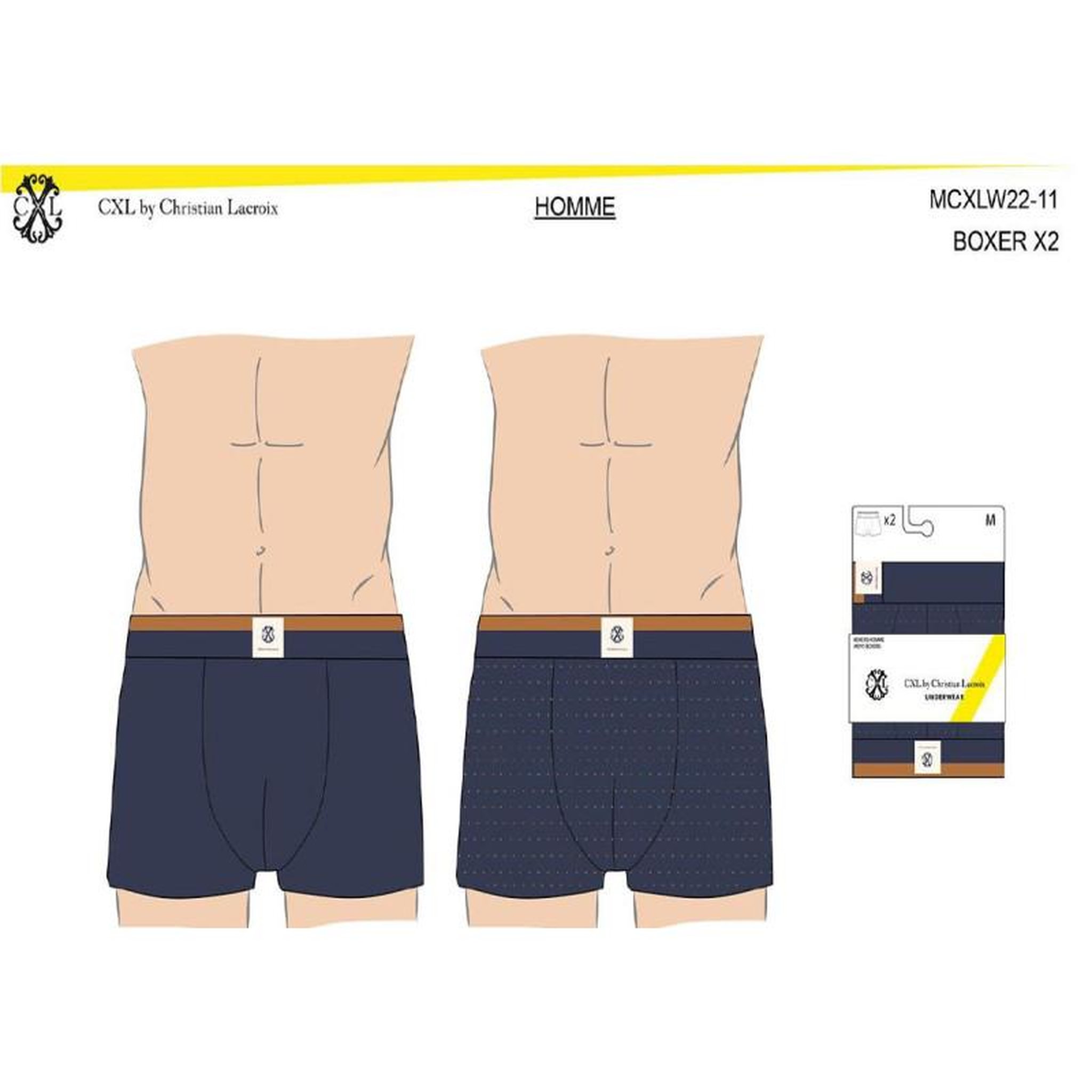 Voir la diapositive 4 : Christian Lacroix Boxer CXL By LACROIX X2