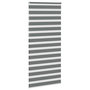 Voir la diapositive 4 : VIDAXL Store zebre gris fonce largeur du tissu 105,9 cm polyester