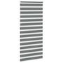 Voir la diapositive 4 : VIDAXL Store zebre gris fonce largeur du tissu 105,9 cm polyester