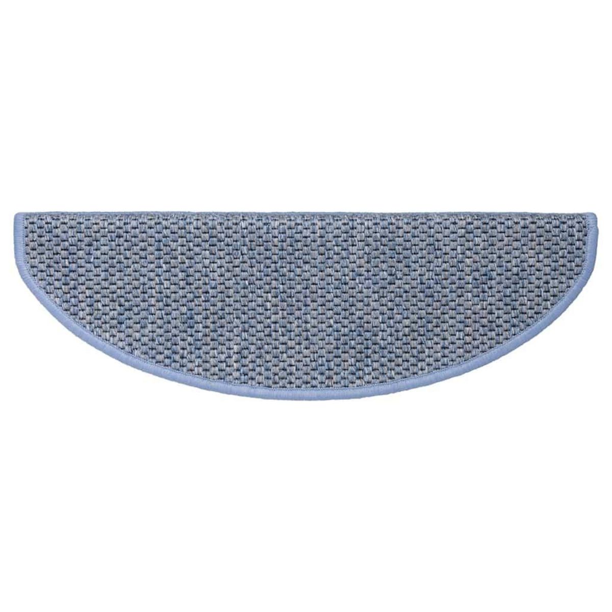 VIDAXL Tapis d'escalier autocollants 30 pcs 65x21x4 cm bleu