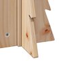 Voir la diapositive 6 : VIDAXL Arbre de Noël en bois pour décoration 49 cm bois massif de pin