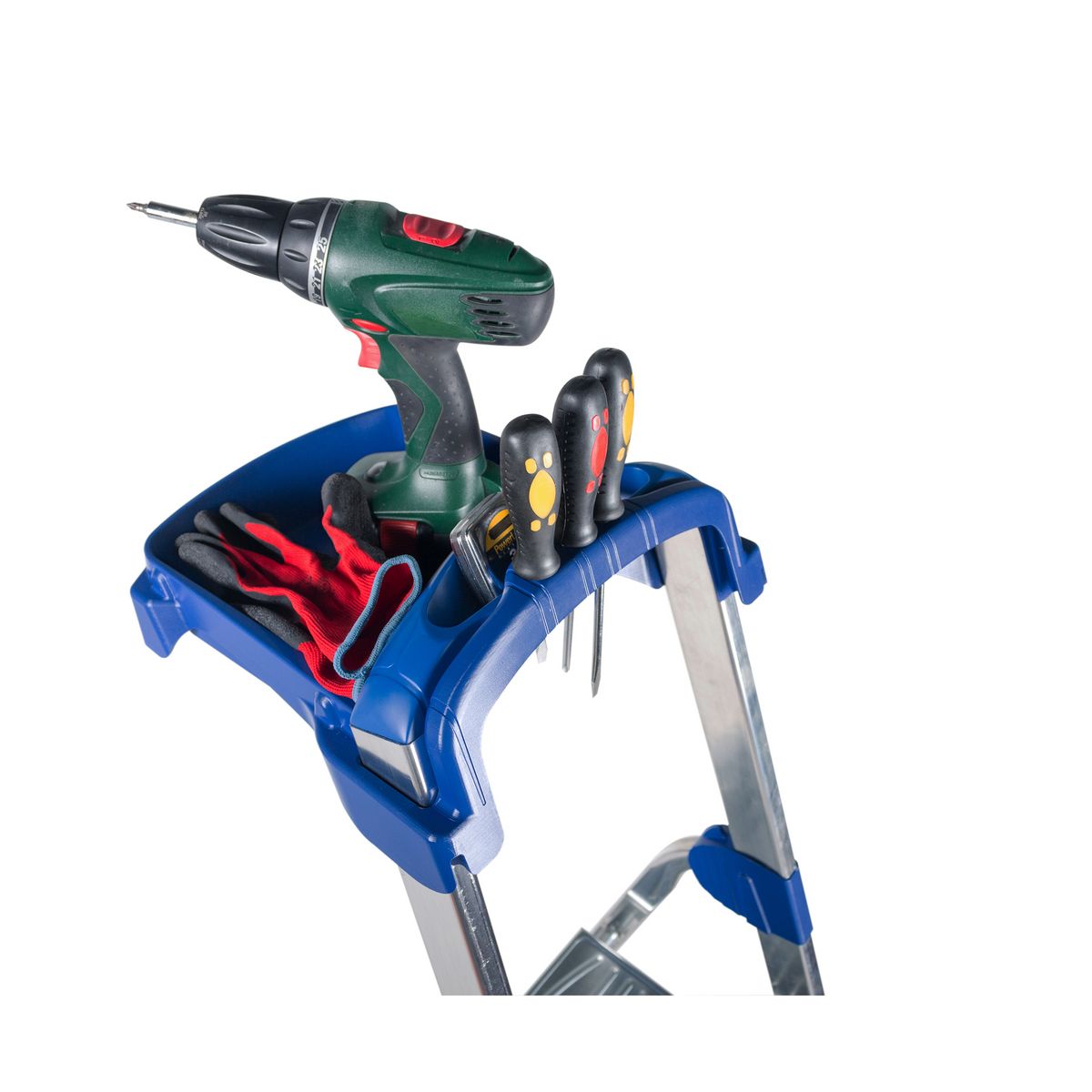 CENTAURE Escabeau XXL 6 marches larges - 3m20