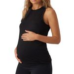 MAMALICIOUS Débardeur de Grossesse  Femme  amalicious acy. Coloris disponibles : Noir