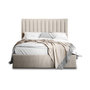 Voir la diapositive 1 : BEST MOBILIER Rosario - lit coffre - 160x200 - sommier inclus - en velours