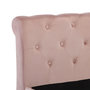 Voir la diapositive 5 : VIDAXL Cadre de lit sans matelas Rose Velours 100x200 cm