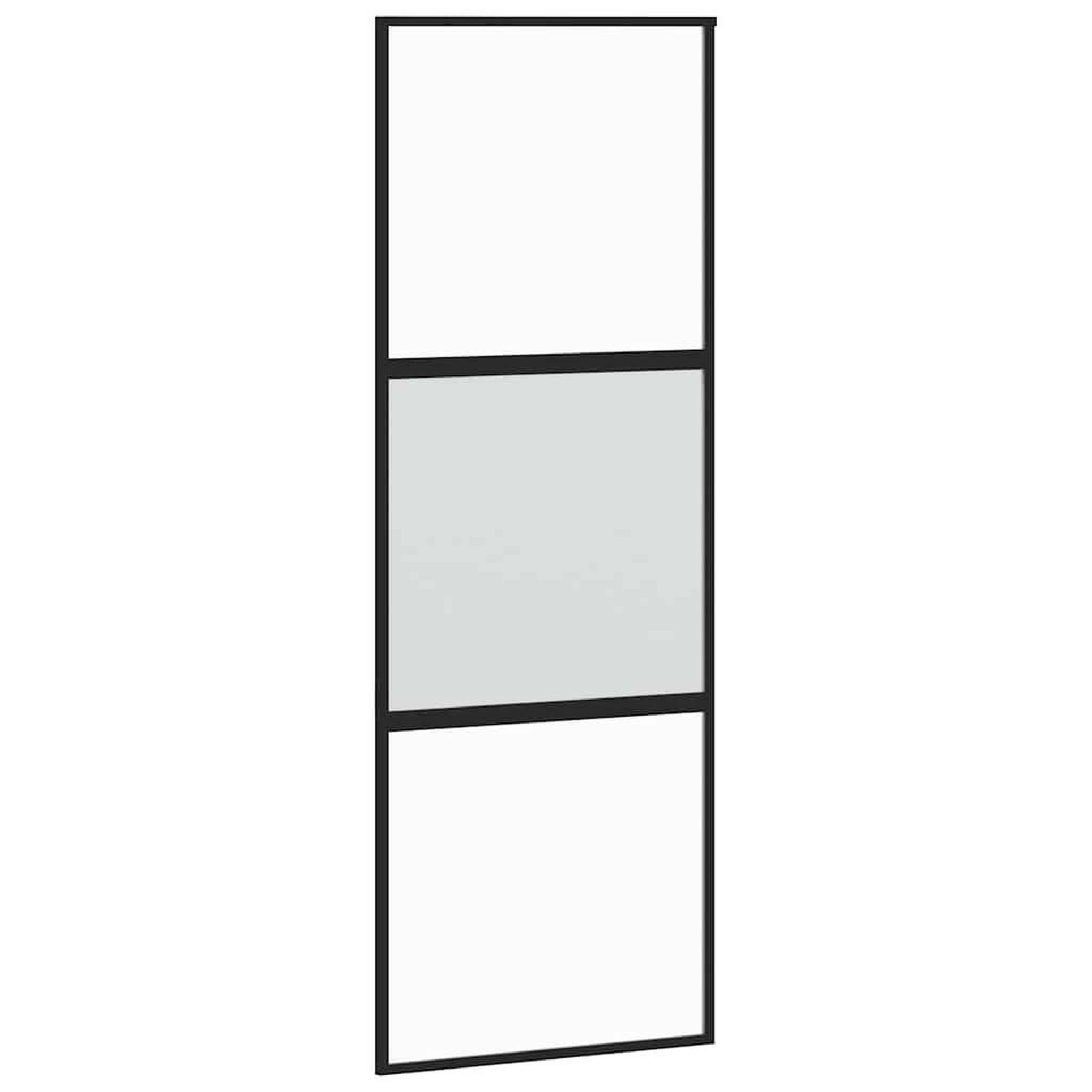 Voir la diapositive 4 : VIDAXL Porte coulissante kit de quincaillerie trempe verre aluminium