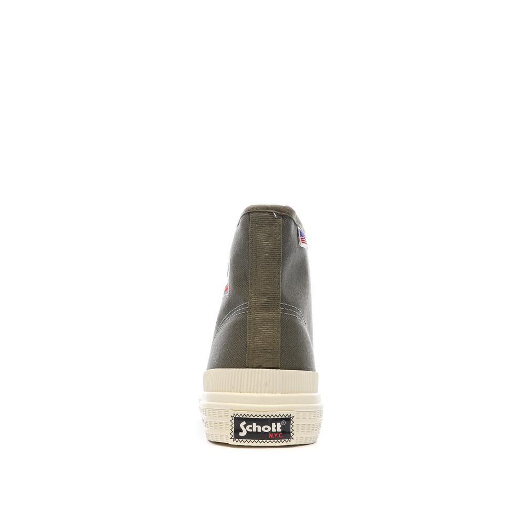 Voir la diapositive 3 : Schott Baskets Kaki Homme Schott William
