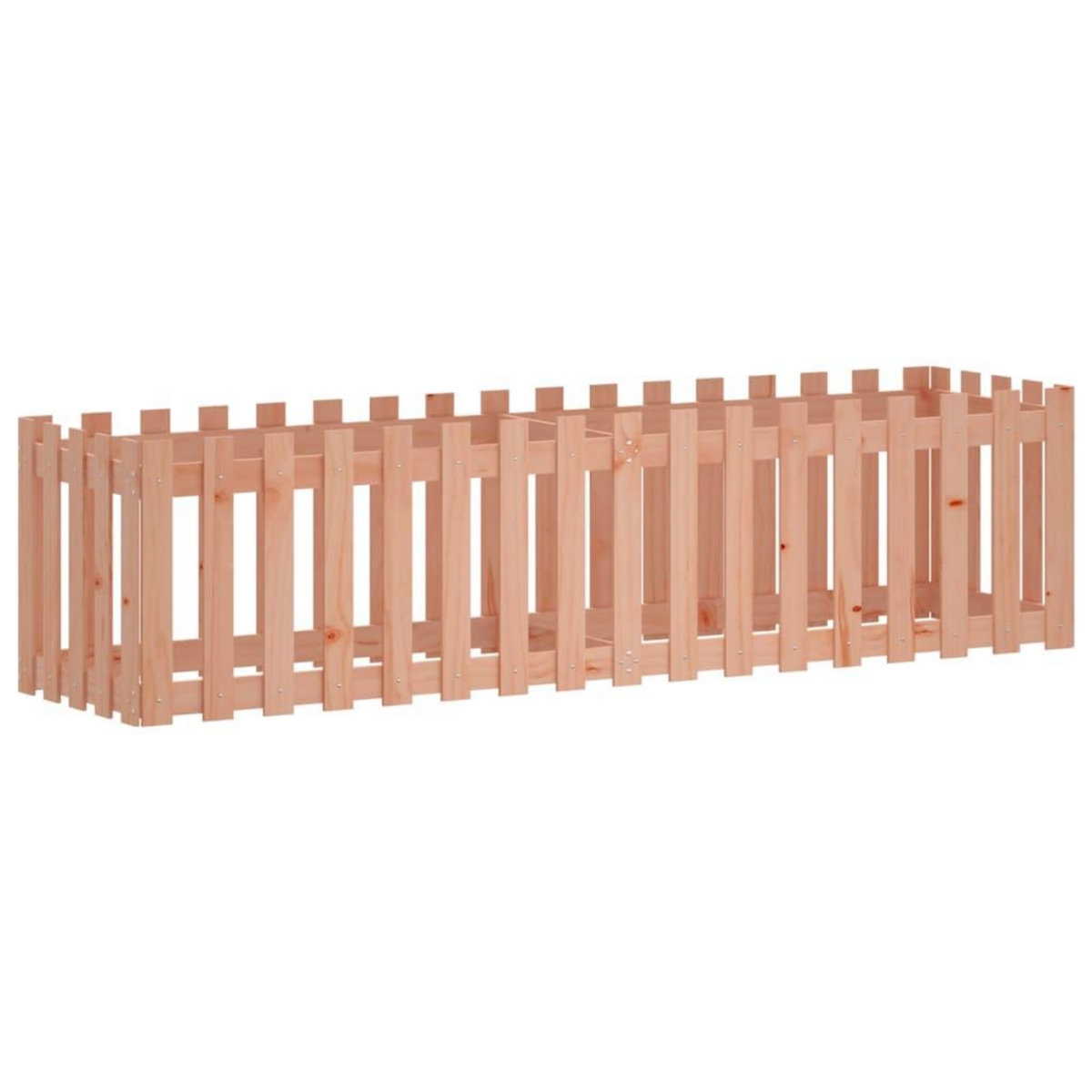 VIDAXL Lit sureleve de jardin design de cloture bois douglas massif