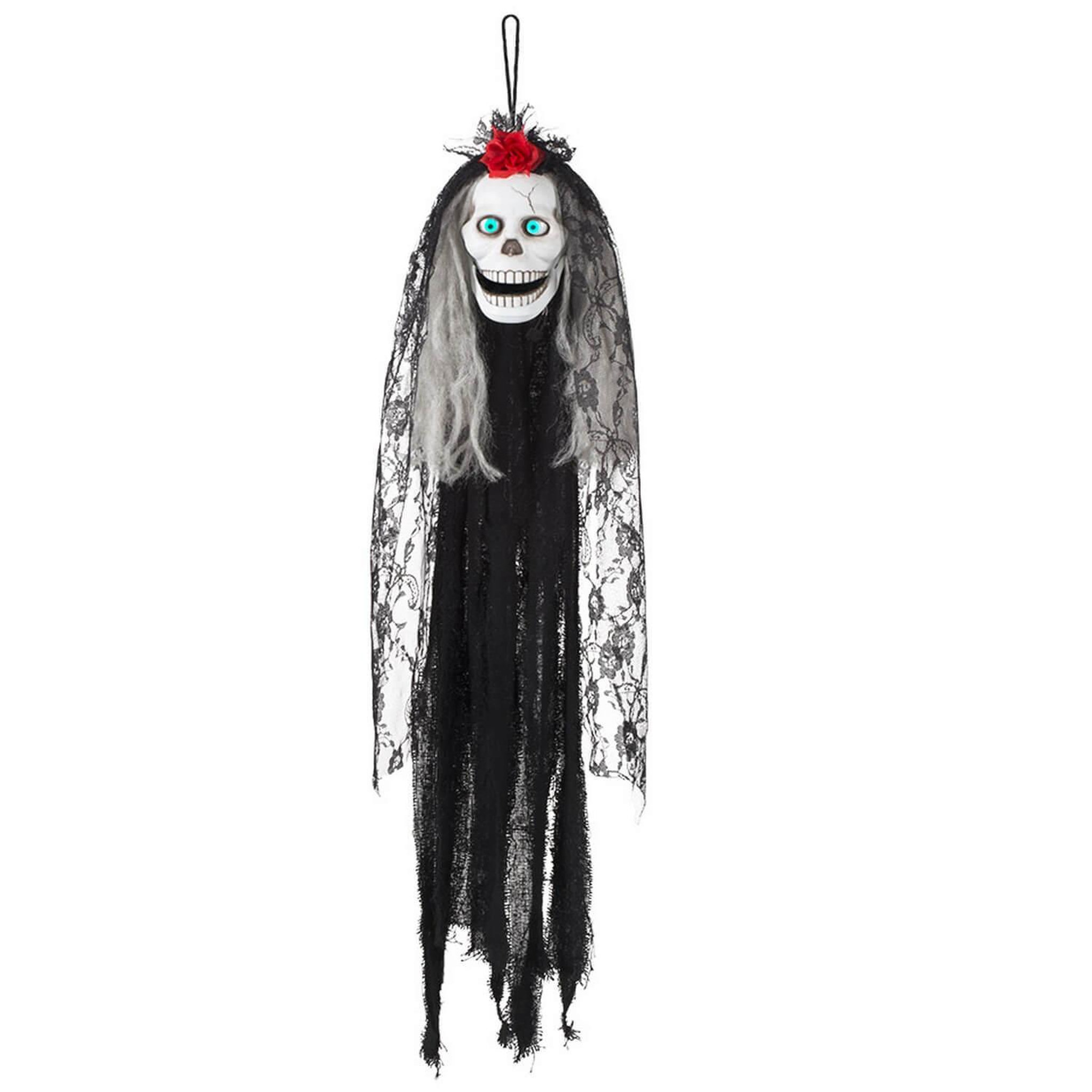 Boland Décoration suspendue Tête de mort Crazy Catrina