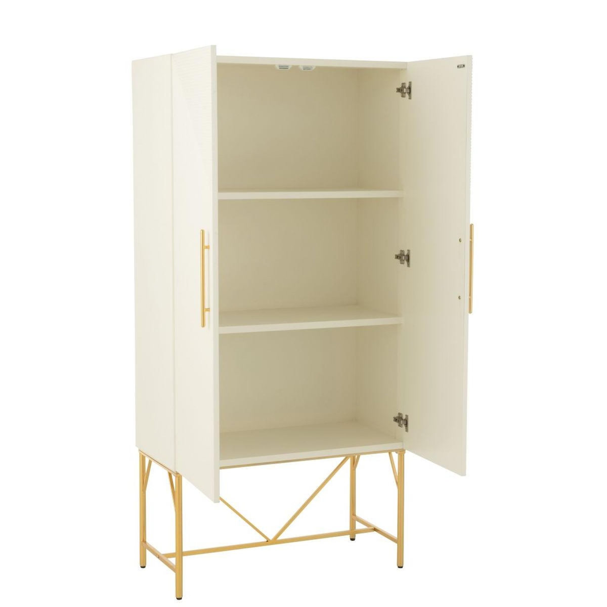 Paris Prix Armoire Design 2 Portes  Blaine  90cm Blanc