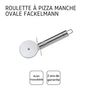 Voir la diapositive 4 : Fackelmann Roulette à pizza en inox 18,5 cm Fackelmann Ovale Limited Edition