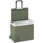 Voir la diapositive 1 : OUTSUNNY Glacière électrique portable 40L modes ECO/MAX -20°C-20°C poignée télescopique alimentation AC/DC vert
