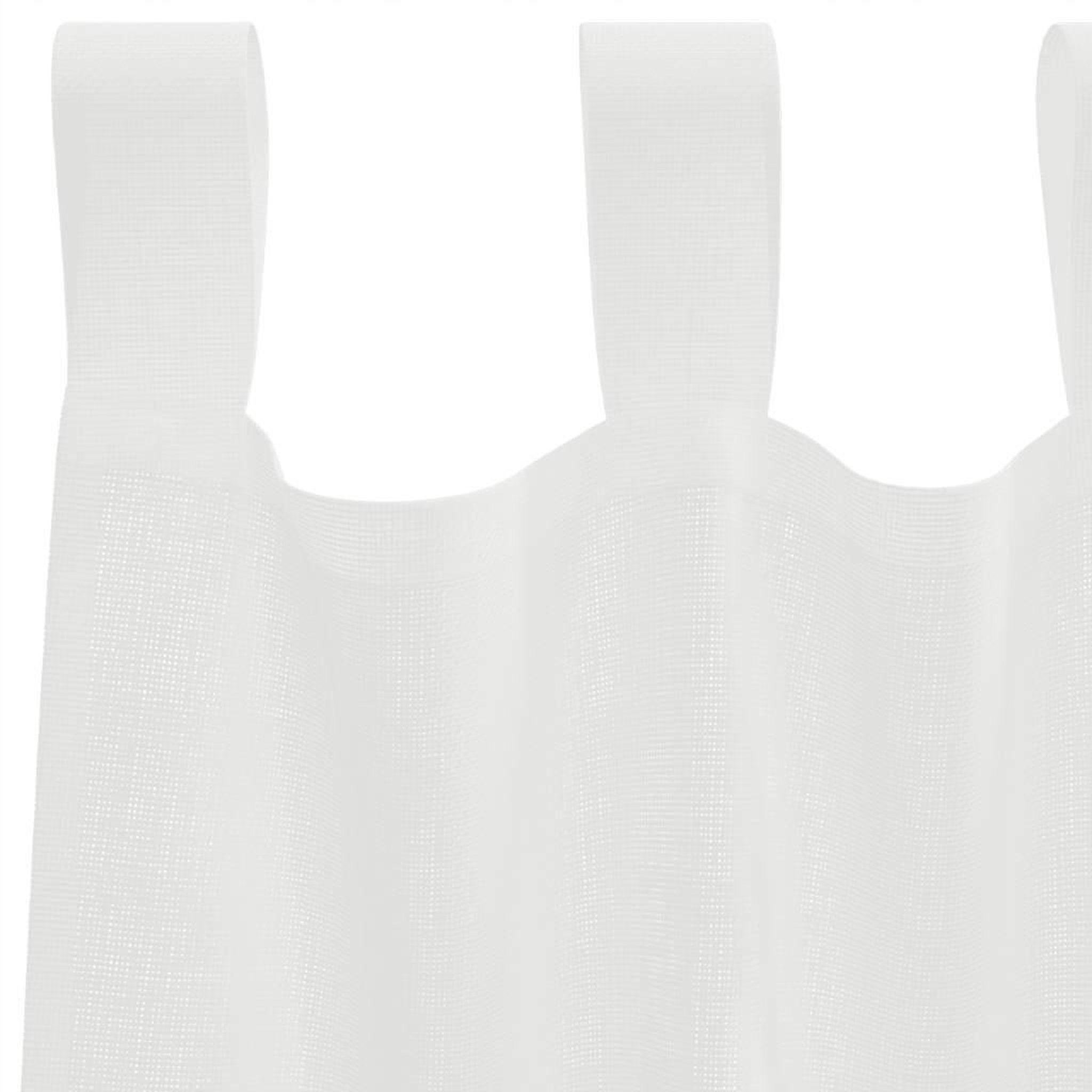 Voir la diapositive 5 : VIDAXL Rideaux en voile avec passe-tringles 2 pcs blanc