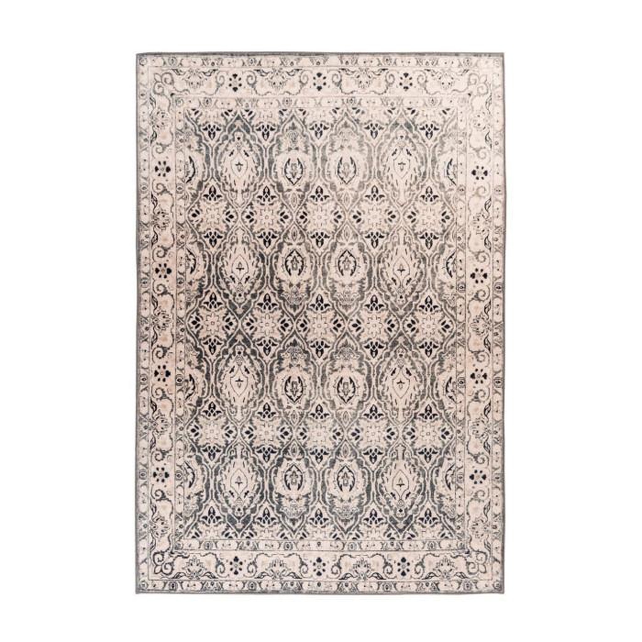Paris Prix Tapis Tissé Rétro à Poils Ras  Saphira  Beige. Coloris disponibles : Beige
