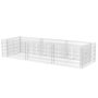 Voir la diapositive 2 : VIDAXL Lit sureleve a gabion Acier 270x90x50 cm