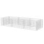 Voir la diapositive 2 : VIDAXL Lit sureleve a gabion Acier 270x90x50 cm