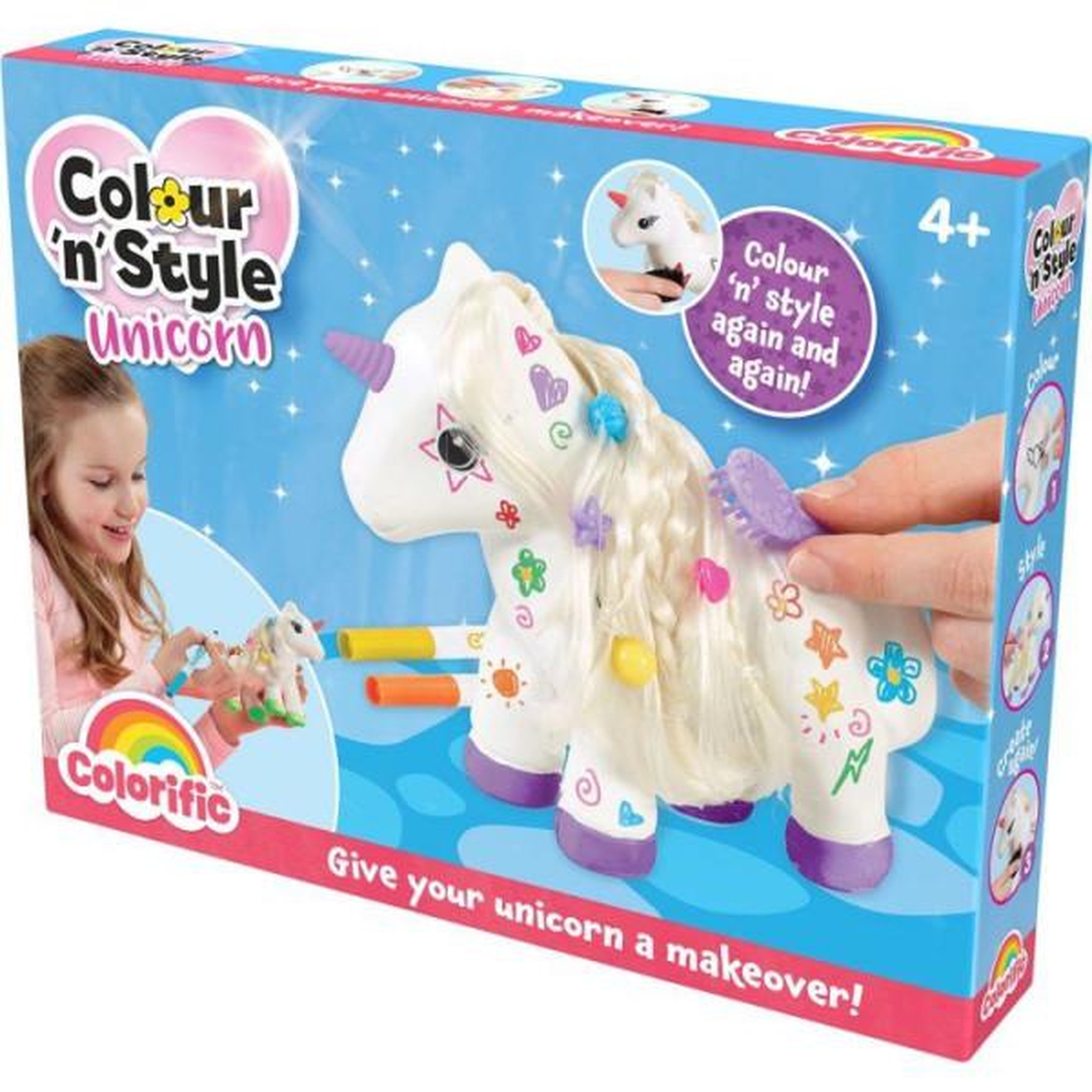 Voir la diapositive 2 : GOLIATH Ma Licorne a décorer - GOLIATH - Colorific Colour n' Style - Des 4 ans