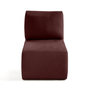 Voir la diapositive 1 : LISA DESIGN Santorini - module d'assise - en tissu texturé