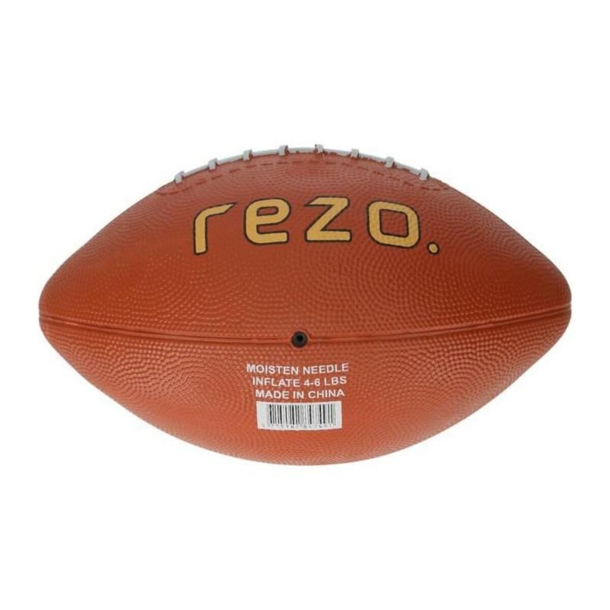 Ballon de football américain - REZO - Caoutchouc - Taille 7 - Marron - Résistant et polyvalent