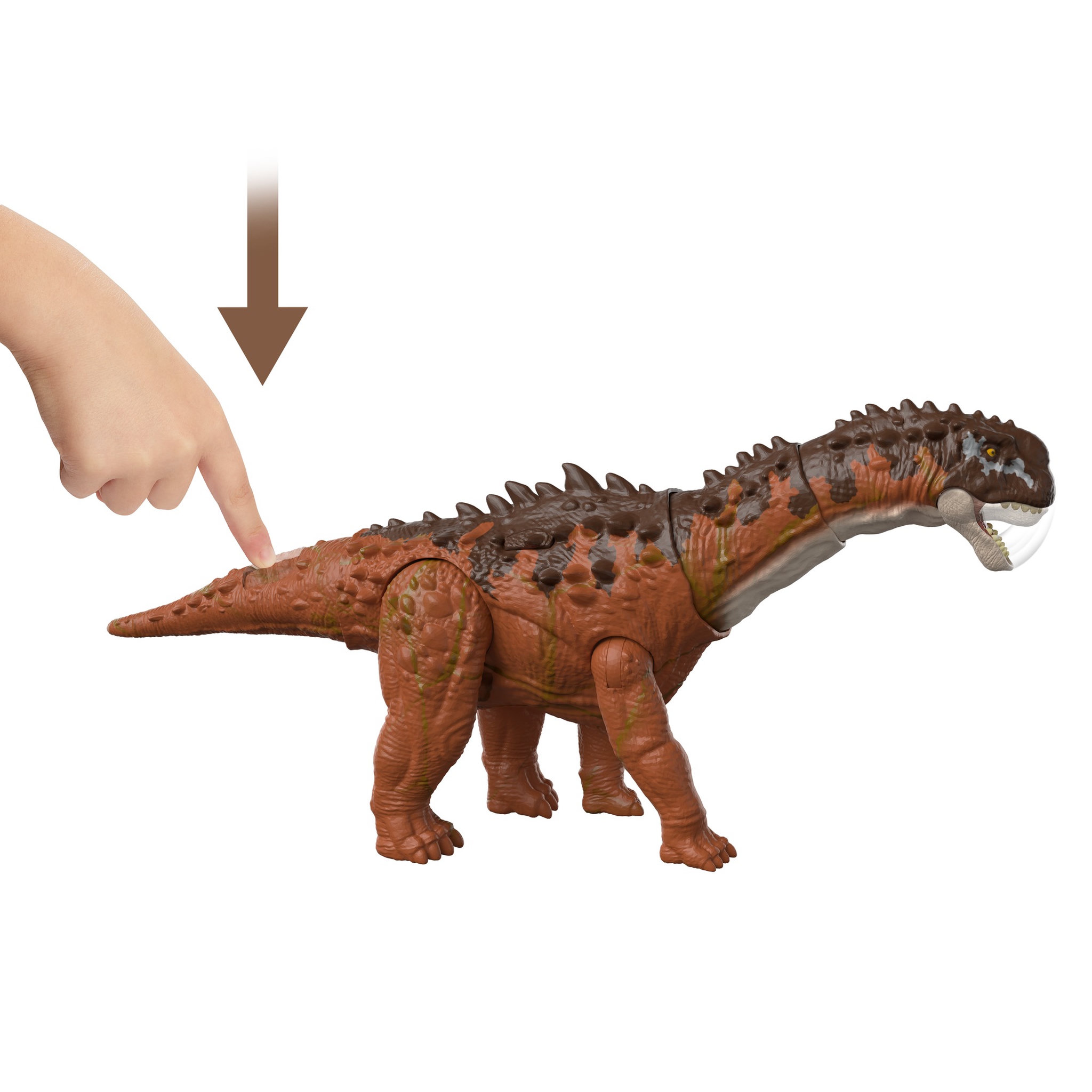 Voir la diapositive 6 : JURASSIC WORLD Figurine Ampelosaurus méga Action Jurassic World