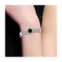 Voir la diapositive 2 : SC CRYSTAL Bracelet en acier inoxydable par SC Crystal