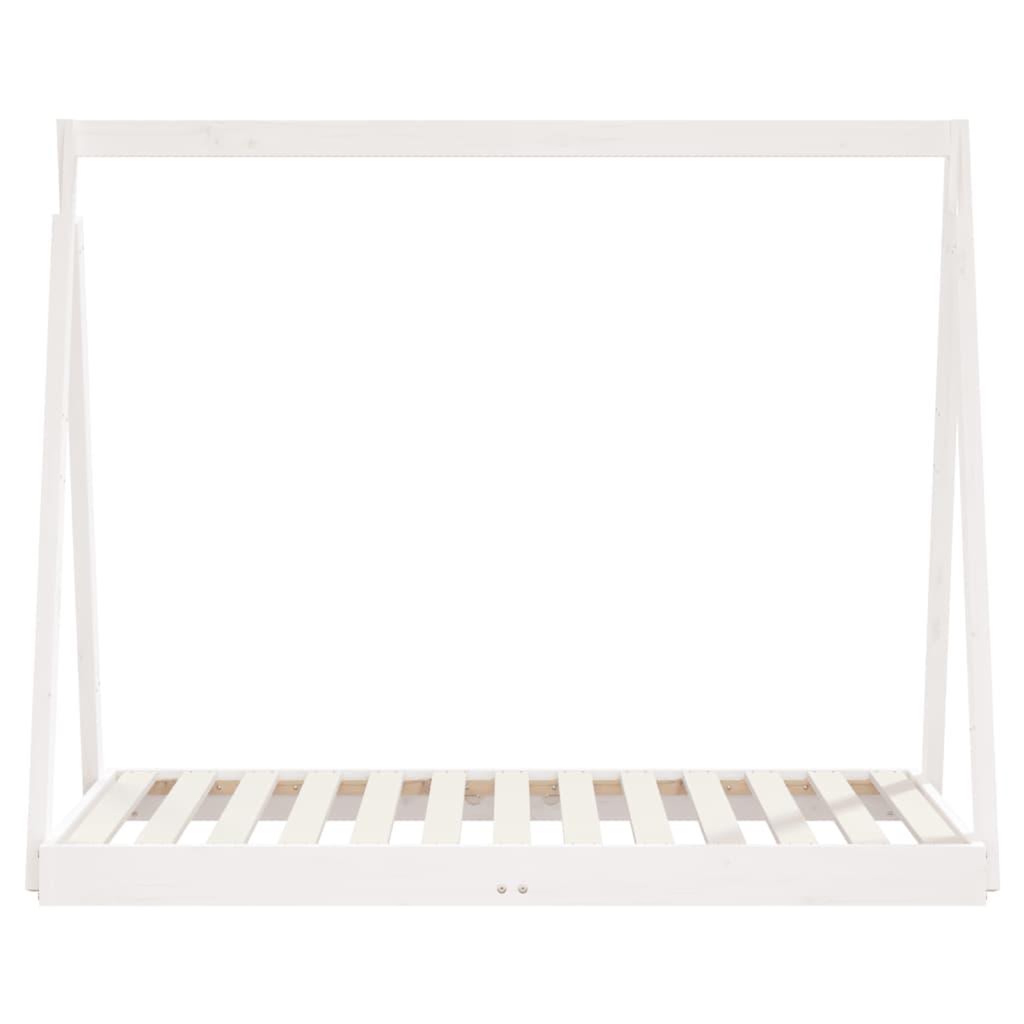 Voir la diapositive 4 : VIDAXL Cadre de lit pour enfant blanc 70x140 cm bois de pin massif