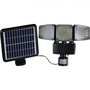 Voir la diapositive 1 : LUMI JARDIN LUMI JARDIN Projecteur solaire Blackburn - 3 tetes - H 23 cm - Noir