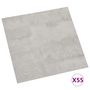 Voir la diapositive 2 : VIDAXL Dalles de plancher autoadhesives 55 pcs PVC 5,11 m^2 gris clair