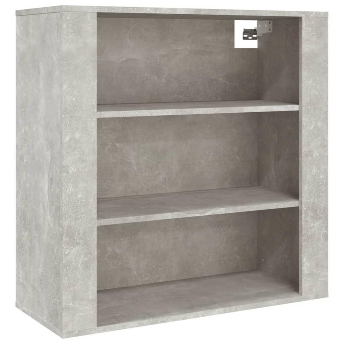 VIDAXL Armoire murale Gris beton 80x33x80 cm Bois d'ingenierie