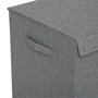 Voir la diapositive 3 : FIVE Panier à Linge Avec Séparateur  Colors  74L Gris Béton