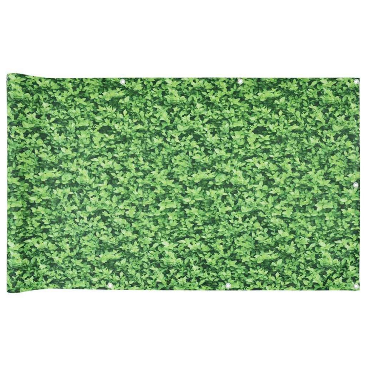 VIDAXL Ecran d'intimite de balcon aspect de plante vert 500x120 cm PVC