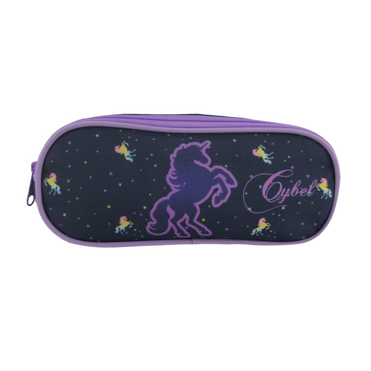 Bagtrotter BAGTROTTER Trousse scolaire 2 compartiments Cybel Bleu